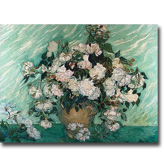 Artistic Home Gallery 1216AM387SAG Roses by Vincent Van Gogh Premium G