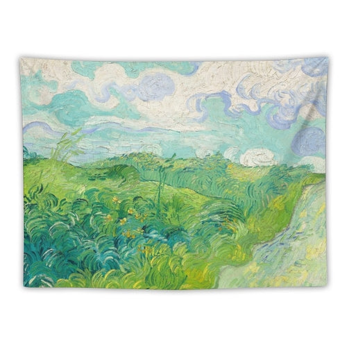 Van Gogh's Green Wheat Fields Tapestry