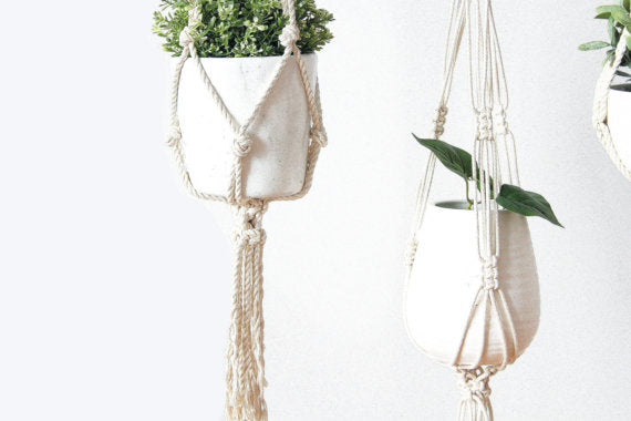 Plant Hanger, Macrame Plant Holder